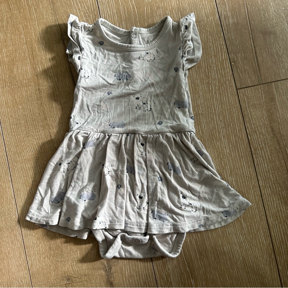 Kyte Baby Sheep Twirl Dress 12-18 months